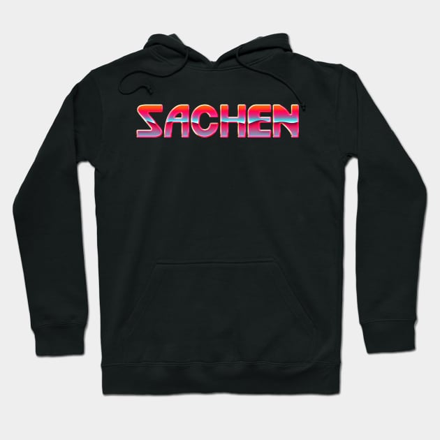 Sachen (Retrowave Version) Hoodie by Bootleg Factory